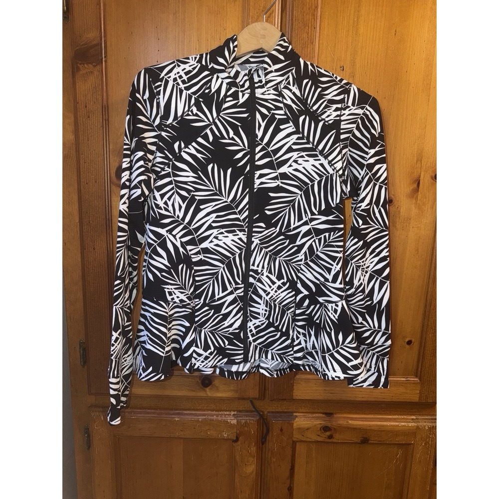 Coolibar Water Jacket UPF 50+ Long Sleeve Full Zip Women's S Swim Rashguard